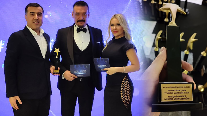 Dikkat Çeken Yazar Ödülü Mehmet Şahincileroğlu'nun