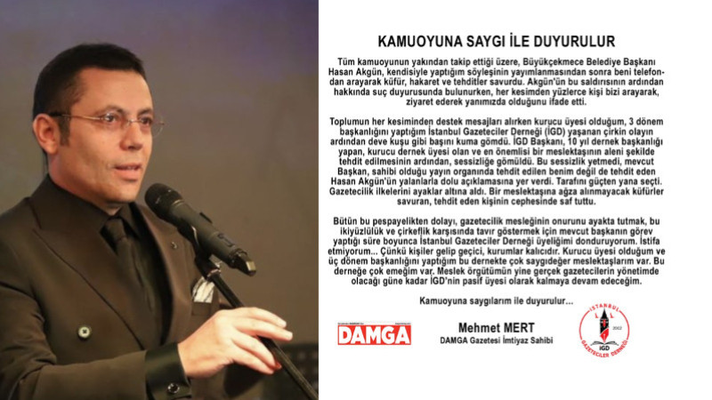 Mehmet Mert; İGD Başkanı Tarafını Güçten Yana Seçti