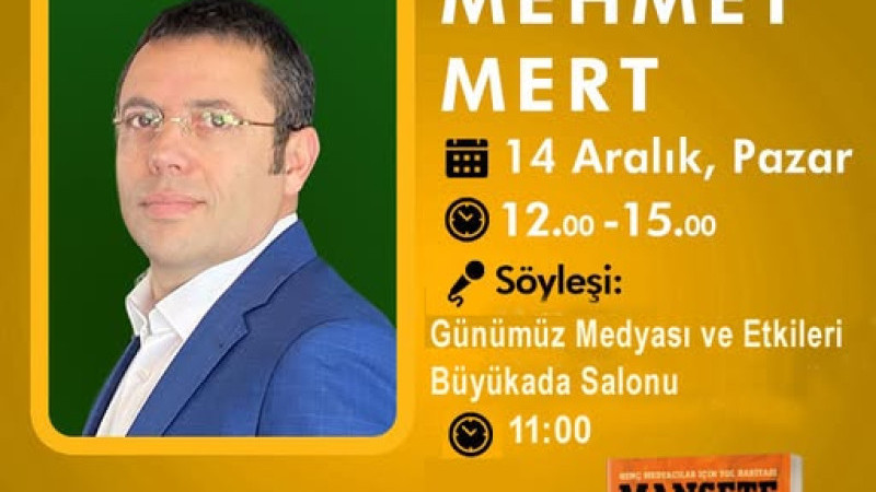 Mehmet Mert İlk Kitabını Çıkardı