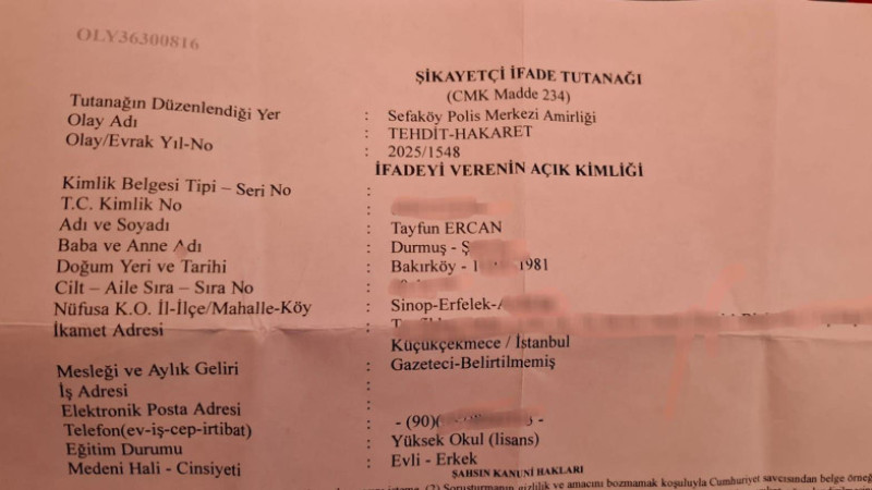 Okul Müdüründen Gazeteciye Hakaret ve Tehdit